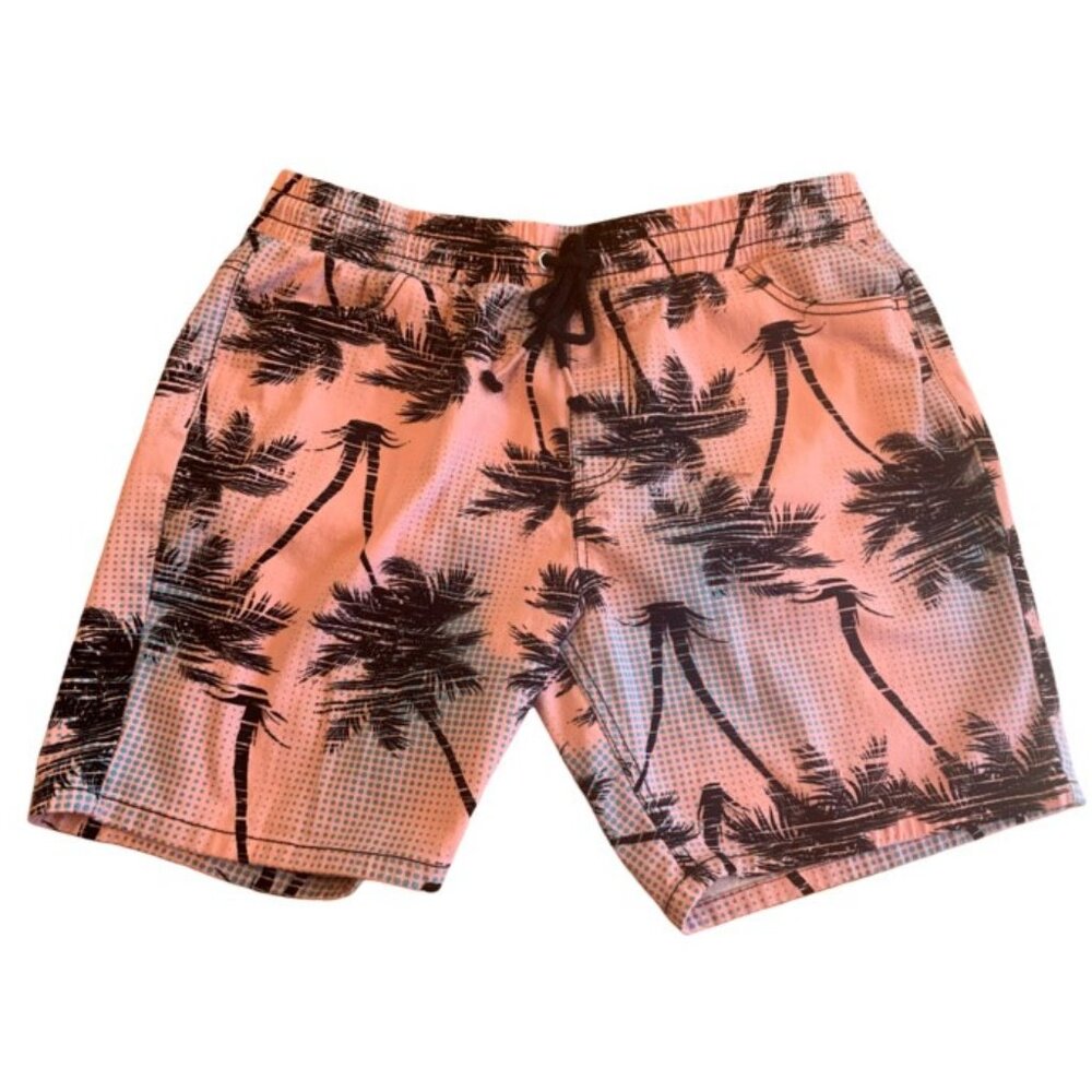 Good Vibes Palm Tree Shorts - Size XL